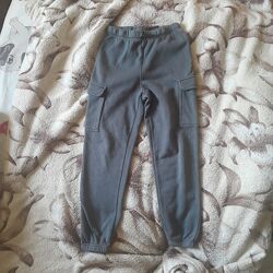 Утепленные штаны на мальчика h&m 8-10 лет 134-140 см