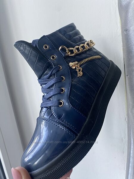 Детские демисезонные ботинки осень весна для девочки Y-Top 34 р.