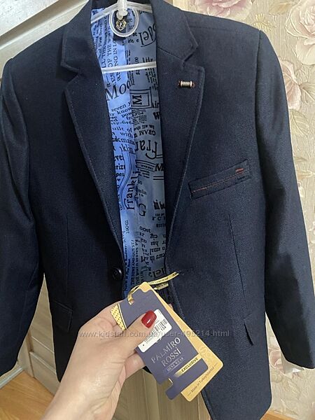 Детский пиджак для мальчика  Palmiro rossi 134 р.