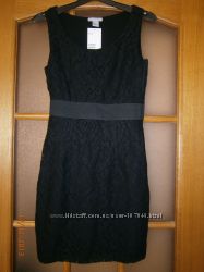 Новое гипюровое платье H&M р. 34