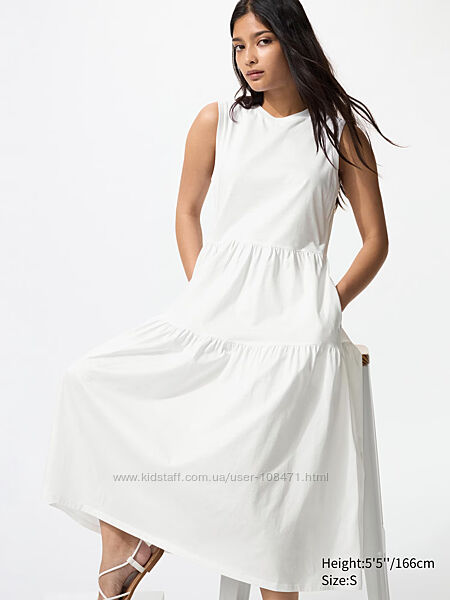 Сукня з мерсеризованої бавовни uniqlo