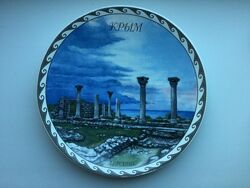 Декоративные тарелки из разных уголков Крыма Украина