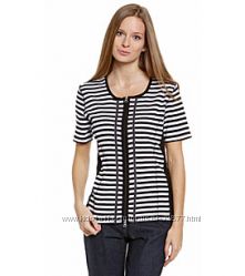 Кардиган с коротким рукавом на молнии, C&A, хлопок.