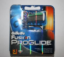 Эконом предложение GILLETTE Fusion proglide оригинал 3 шт в упаковке