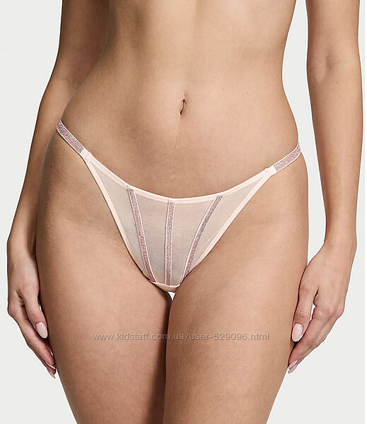 Жіночі премиум трусики, стрази Victorias Secret, Very Sexy. Вікторія Сікрет