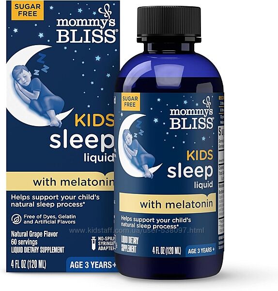 Mommy´s Bliss Kids жидкое средство для сна мелатонин для детей от 3лет
