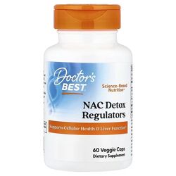 Doctor&acutes Best NAC для регуляции процесса детоксикации с селеном. 60 капсул