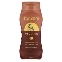 Coppertone Sunning солнцезащитный лосьон SPF 15. 237 мл