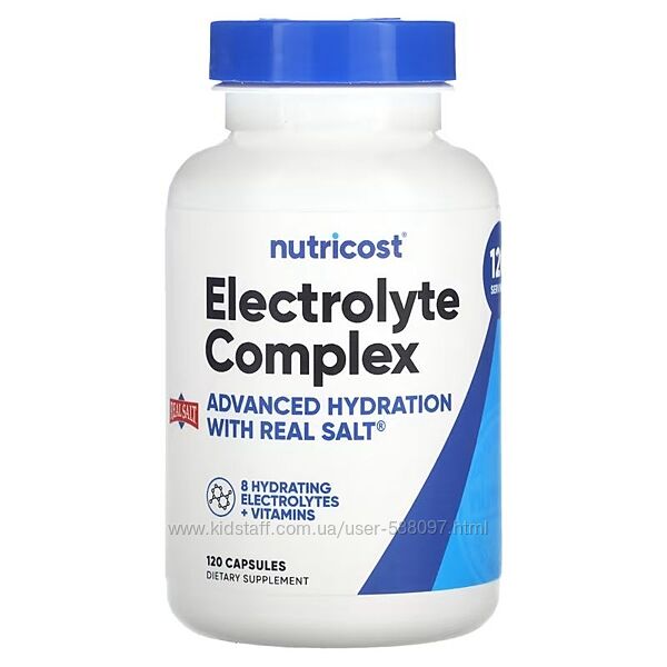 Nutricost Комплекс электролитов. 120 капсул