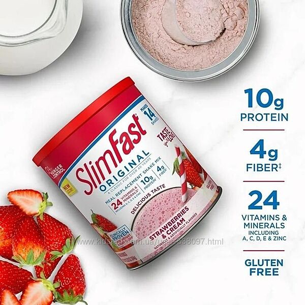 SlimFast Original коктейль для похудения. 364 г