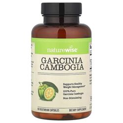 NatureWise Гарциния камбоджийская для похудения. 90 вегетарианских капсул