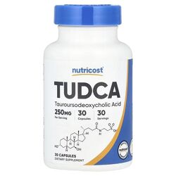 Nutricost TUDCA. 250 мг, 30 капсул