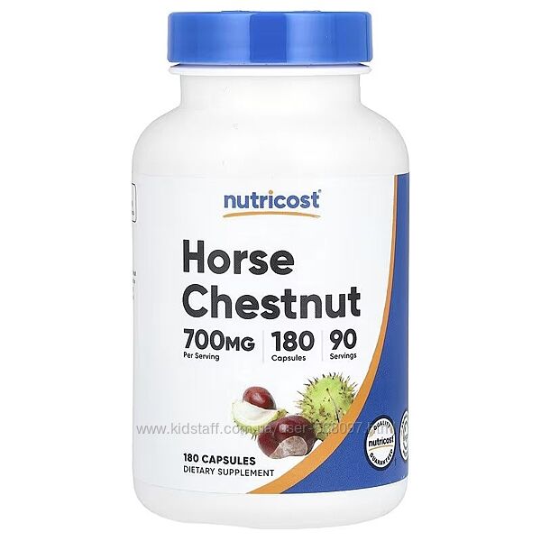 Nutricost Конский каштан. 180 капсул