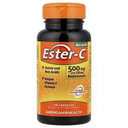 American Health Ester-C с цитрусовыми биофлавоноидами. 60 капсул