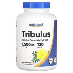 Nutricost якорцы трибулус. 240 капсул 750 мг в 1 капсуле