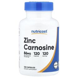Nutricost цинк карнозин. 120 капсул