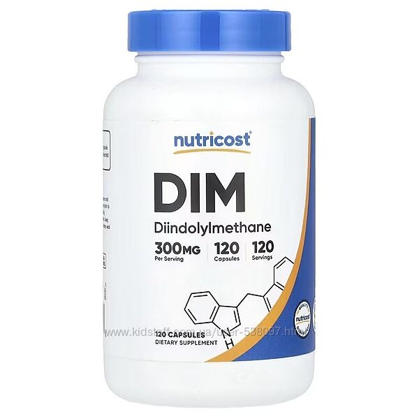 Nutricost DIM. 300 мг, 120 капсул