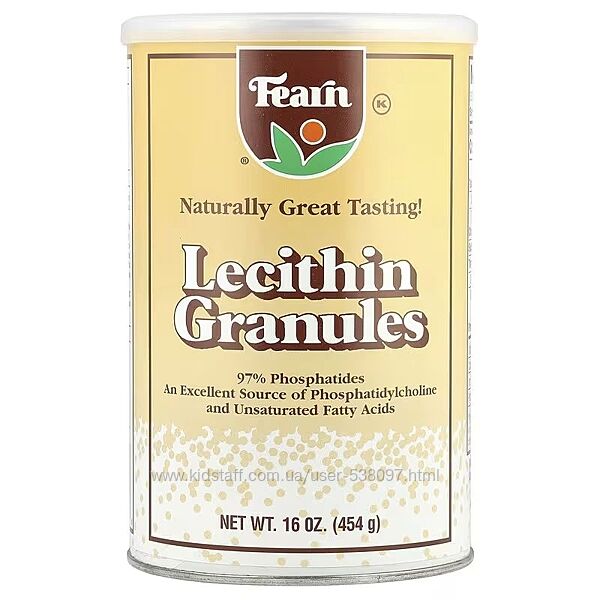 Fearn Natural Foods Гранулы лецитина. 454 г