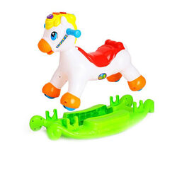 Інтерактивна конячка гойдалка Hola Toys лошадка лоша музична 