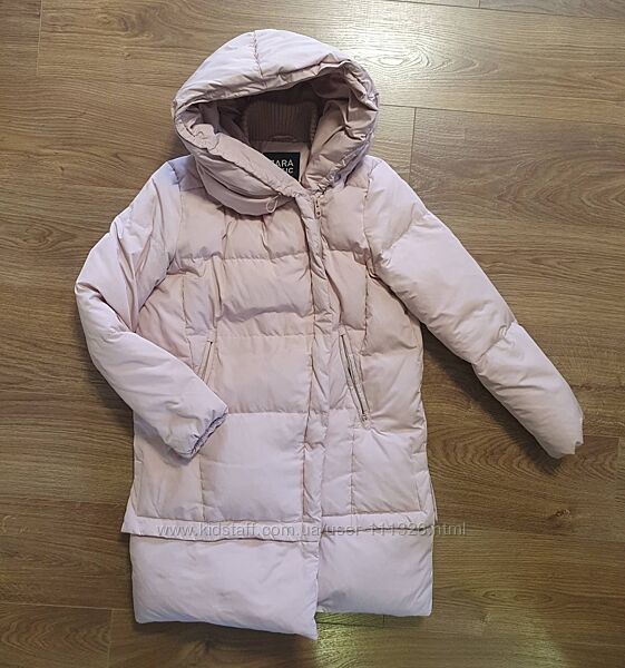 пуховик зефірка Zara розмір С-Л одеяло пальто