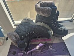 Термо ботинки чоботи зимові Skechers дівчині р.35/36 22-22,5см стан нових 