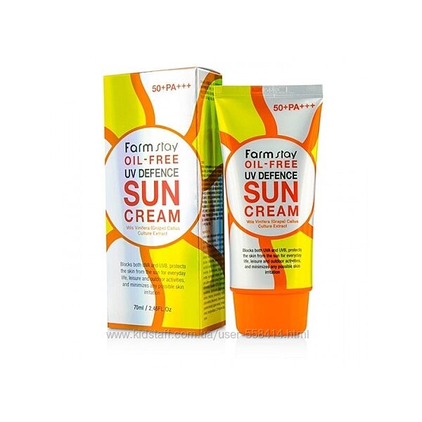 Солнцезащитный крем Farmstay Oil-Free UV Defence Sun Cream SPF50 PA
