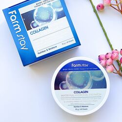 Корейські гідрогелеві патчі Farmstay Collagen Water Full Hydrogel Eye Patch