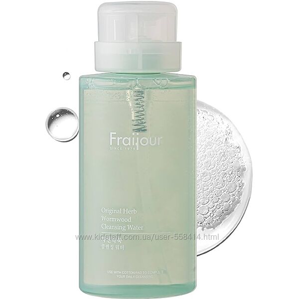 Корейська міцелярна вода Fraijour Original Herb Wormwood Cleansing Water
