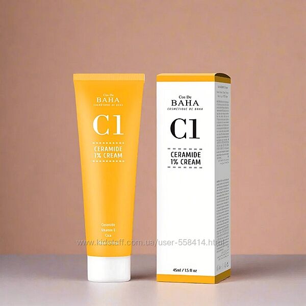 Крем для обличчя з керамідами Cos De BAHA C1 Ceramide 1 Niacinamide Cream