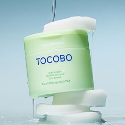 Заспокійливі тонер-педи з екстрактом центели Tocobo Cica Calming Aqua Pad