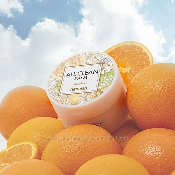 Гідрофільний бальзам для зняття макіяжу Heimish All Clean Balm Mandarin