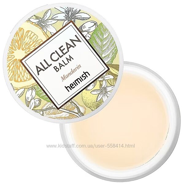 Гідрофільний бальзам для зняття макіяжу Heimish All Clean Balm Mandarin