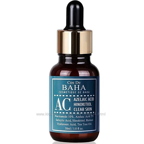 Сироватка Cos de Baha AC Azelaic Acid Hinokitiol Clear Skin Serum 30 ml