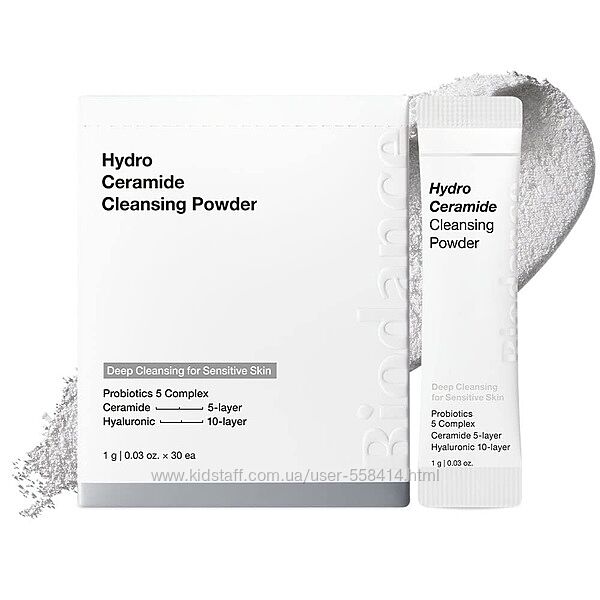 Ензимна пудра для зволоженої шкіри Biodance Hydro Ceramide Cleansing Powder