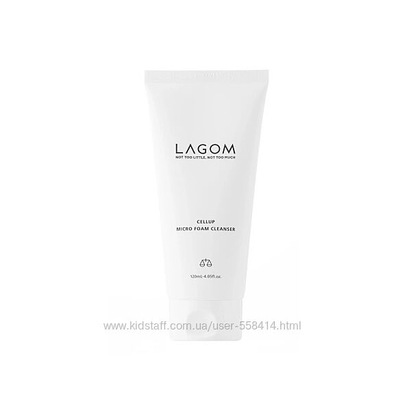Корейська пінка для вмивання lagom cellup micro foam cleanser 1,5/120 ml
