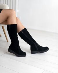 Чоботи зимові жіночі натуральна замша 36-41