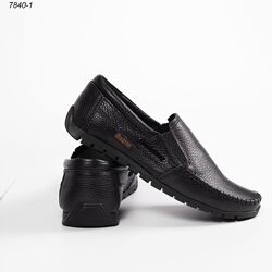 Шкіряні чоловічі мокасини 40-45