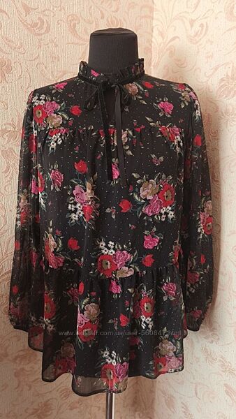 Шифоновая блуза размер 46-48