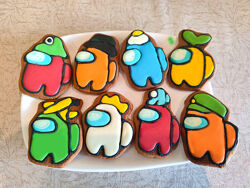 Медово-імбирні пряники Амонг Ас 1шт