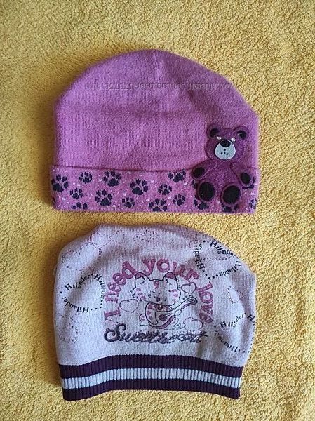 Теплые зимние шапочки на флисе на 7-11 лет