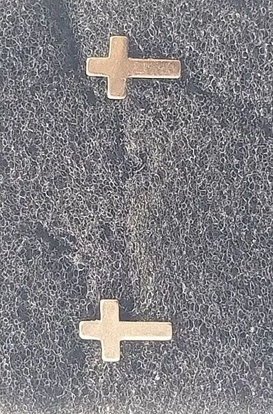 Сережки хрестики золото 375 проби. в ідеалі. рідкісна модель.