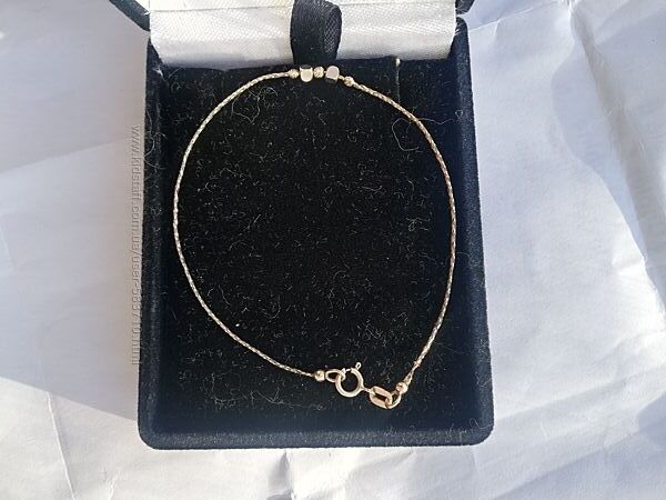 Sale. Золотий браслет 585 проби Україна. каркасний. майже один грам.