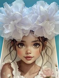 Білі шифонові банти 