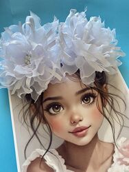 Щифонові бантики на резинках