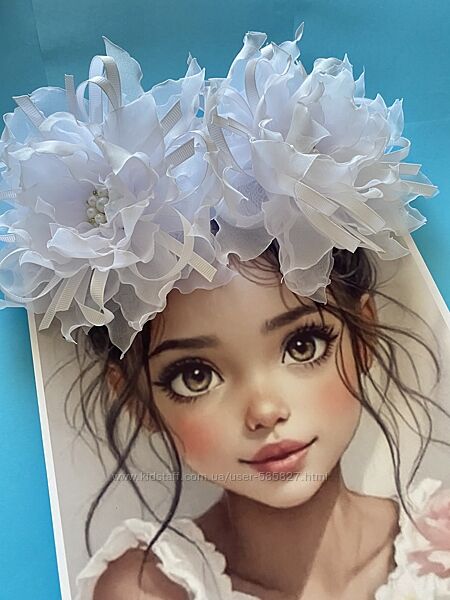 Щифонові бантики на резинках