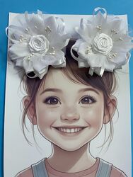 Бантики на заколках
