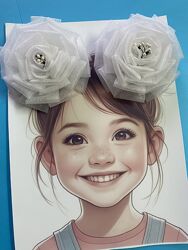 Фатінові бантики - заколки