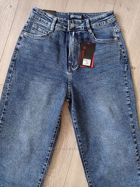  Стильні джинси mom напівбатал Relucky