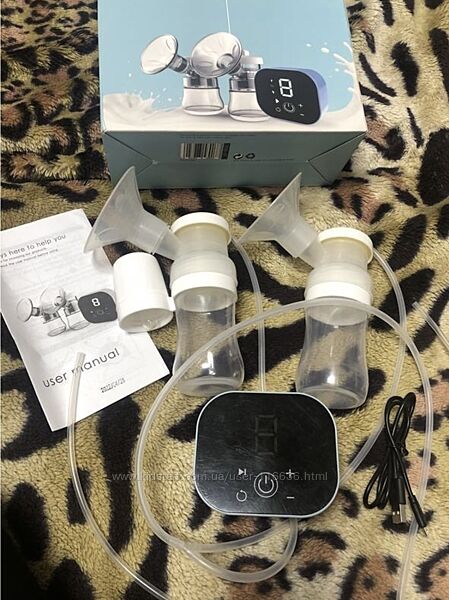 Подвійний Молоковідсмоктувач електричний 