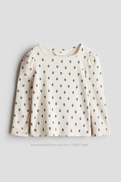 реглан в рубчик блузка H&M 98/104, 110/116, 122/128 134/140 водолазка